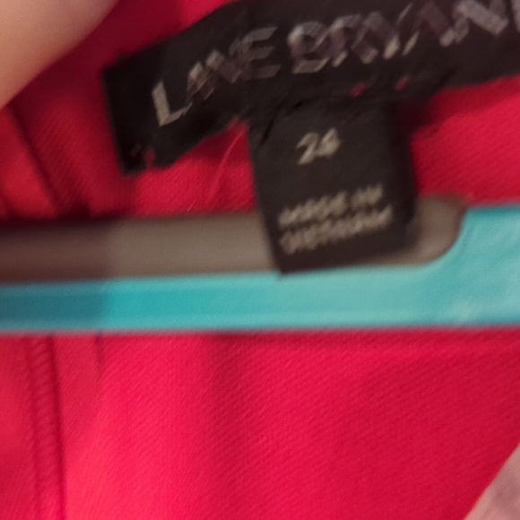 Lane Bryant red and white dress size 24 - Picture 2 of 3